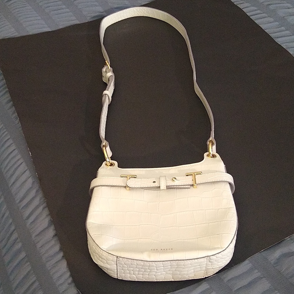 Ted Baker London Aspire Exotic Hillier croc white Crossbody